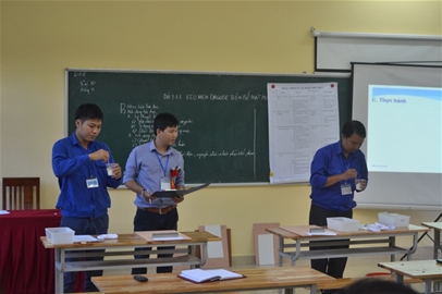 Hình ảnh giáo viên tham gia hội giảng cấp tỉnh Bắc Ninh 2017
